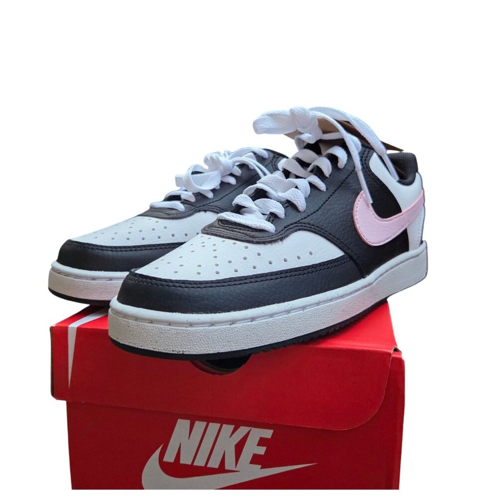 Nike Court Vision Low Next Nature Women's Size 7 Pink Black Y2K